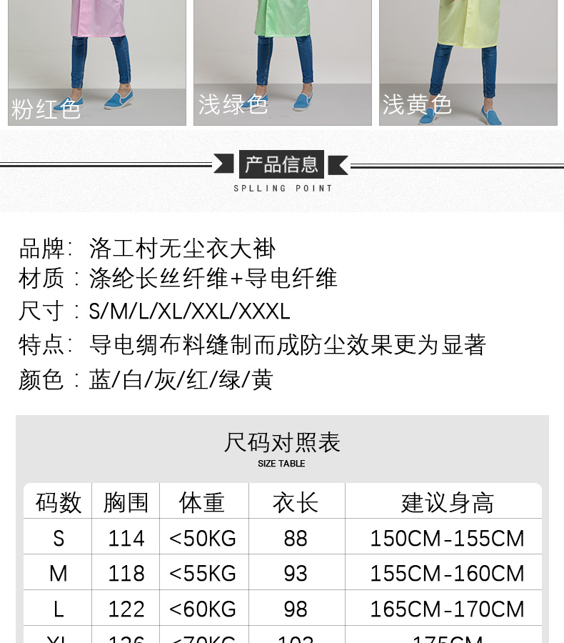 無塵防靜電大褂