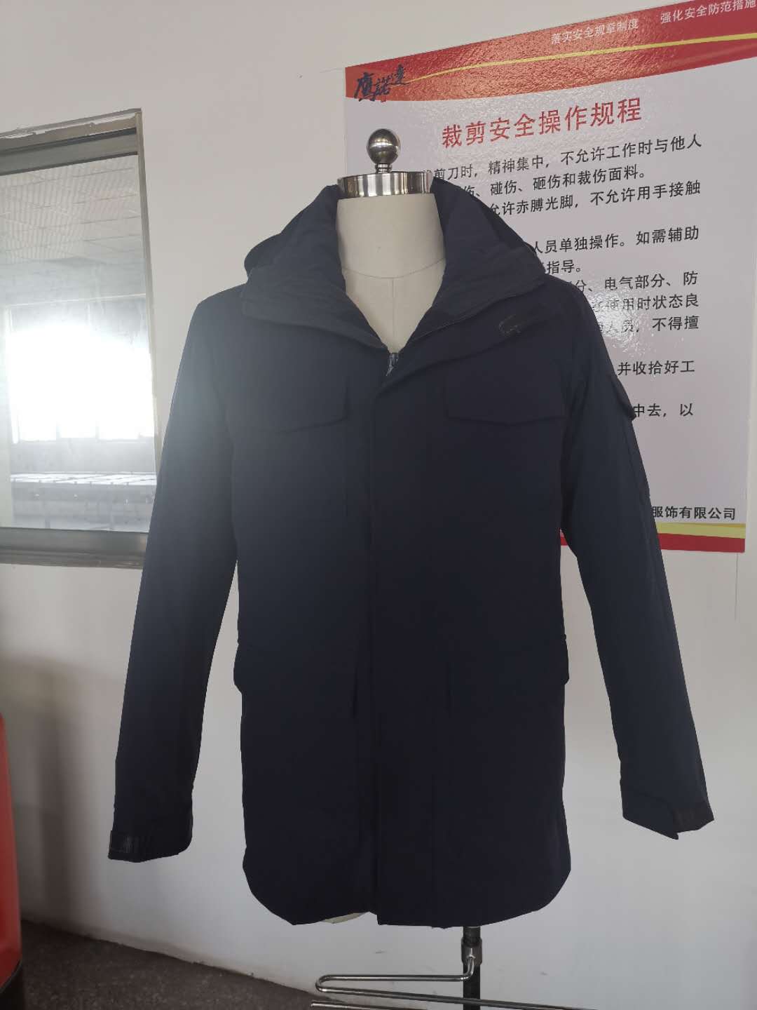 蘇州百科機(jī)電沖鋒衣工作服定做款式